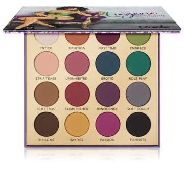 Paleta fard de ochi Kiss Crown, The Lingerie Wild Nights, 16 farduri mate