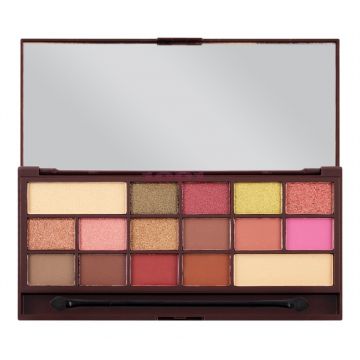MAKEUP REVOLUTION CHOCOLATE ROSE GOLD EYESHADOW PALETA DE FARDURI