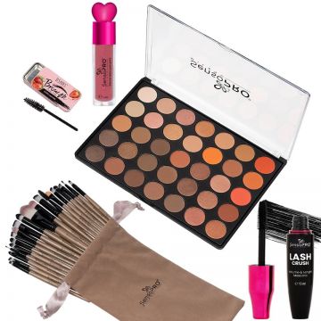 Set Machiaj Chocolate Beauty Box + CADOURI