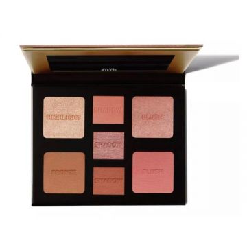 Paleta de Farduri Multifunctionala pentru Ochi, Obraji si Fata - Milani All-Inclusive Eye, Cheek & Face Palette, nuanta Light to Medium, 1 buc