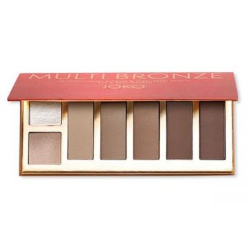 Paleta Multifunctionala pentru Fata si Ochi - Joko Multi Bronze Multifunctional Bronzer & Highlighter Palette Eye & Face Makeup, 1 buc